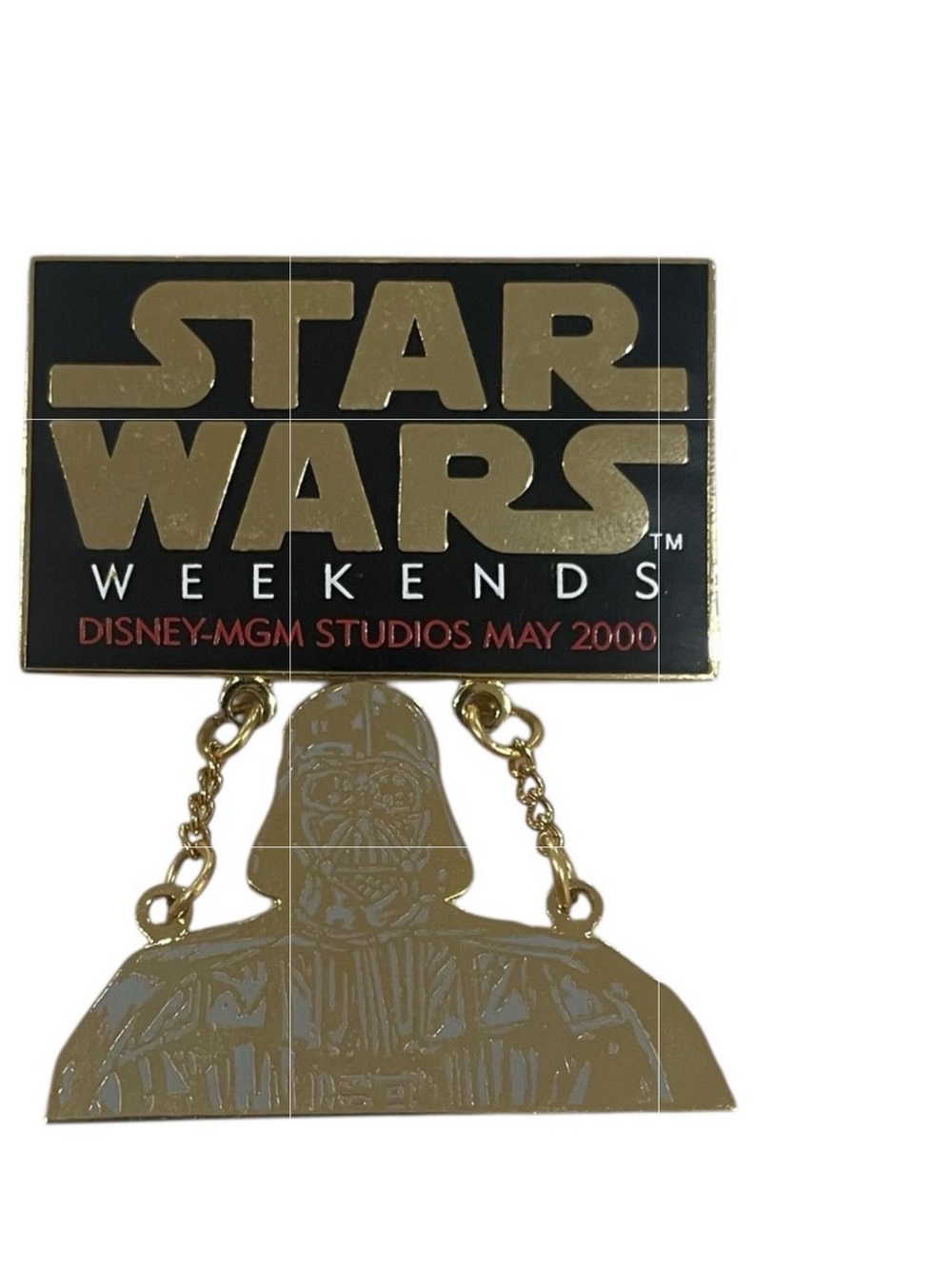 Disney Pin MGM Star Wars Weekends 2000 Darth Vader Dangle LE 3000